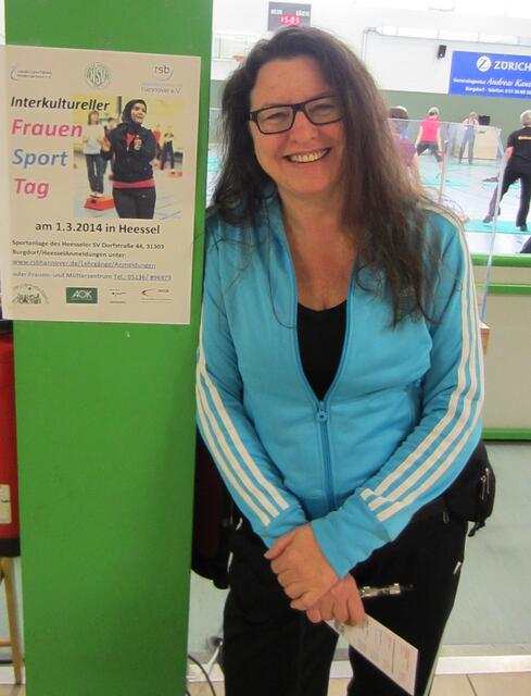 Kam mit Ihren Freundinnen zum 1. Interkulturellen Frauensporttag: Brigitte Fenna Struiksma