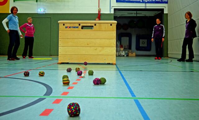 Trendsportarten wie Crossboccia kamen bei den Teilnehmerinnen gut an