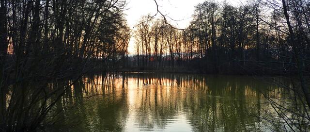 Jetzt ist die Sonne untergegangen.