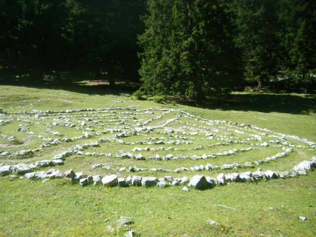 ..die Inspirationen, wie hier das Labyrint...