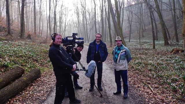 Der MDR zu Gast bei "myheimat" zur Märzenbecherblüte in Krawinkel und in Landgrafroda - am 6.3.2014 !