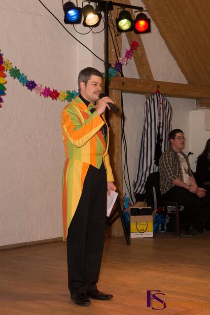 ORCC- Prunksitzung 2014 - Orcc-Präsident Markus Nowak begrüßt die Gäste