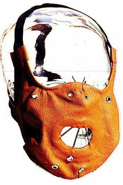 Ledermaske aus Schweigen der Lämmer