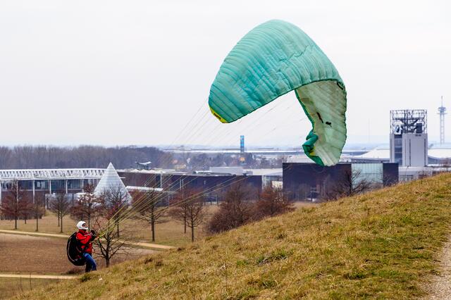 bergauf mit der Drachen-Zugmaschine