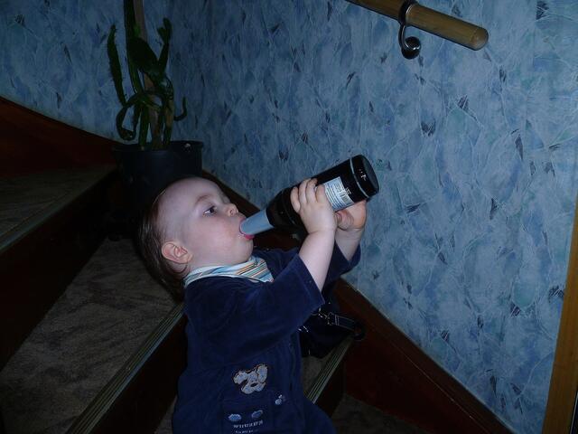 Angegrillt - am 15.3.2014  - prost Oma !
