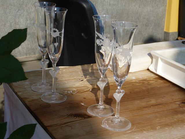 Das Werk eines Glassschleifers.