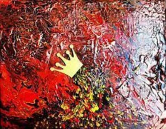 Ebay-Auktion, Gemälde "Red Poker" von Fady Maalouf | Foto: (c) YAGALOO Crowdfunding