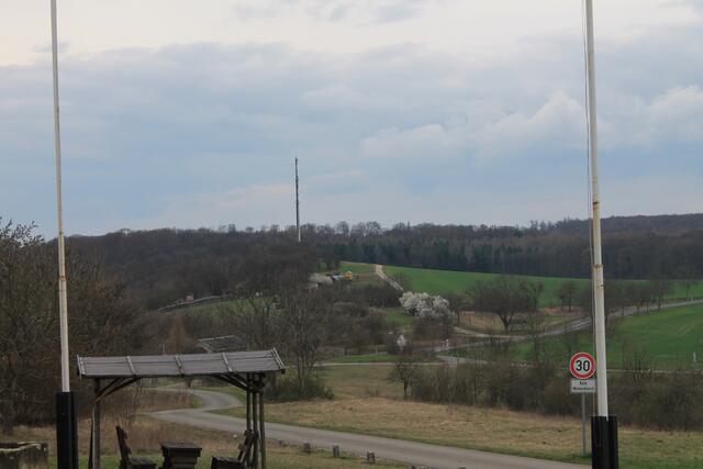 Ein Blick von der Mühle hinunter...