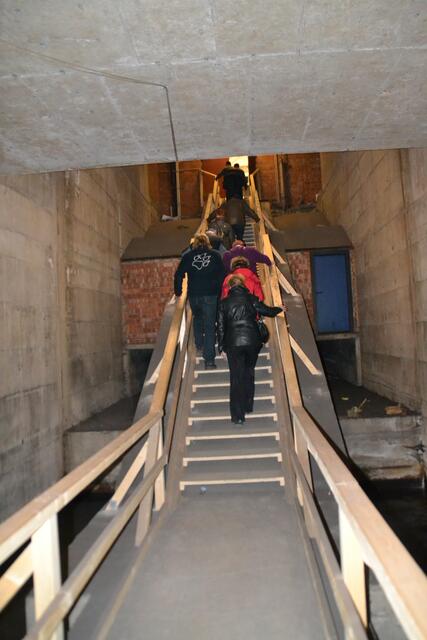 Die Rolltreppen wurden nie eingebaut