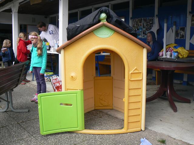 Das verschobene Haus.