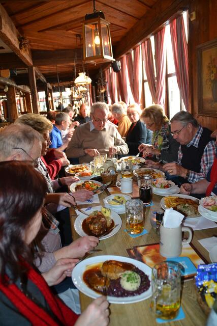 Leckeres Essen im "Bavarium"