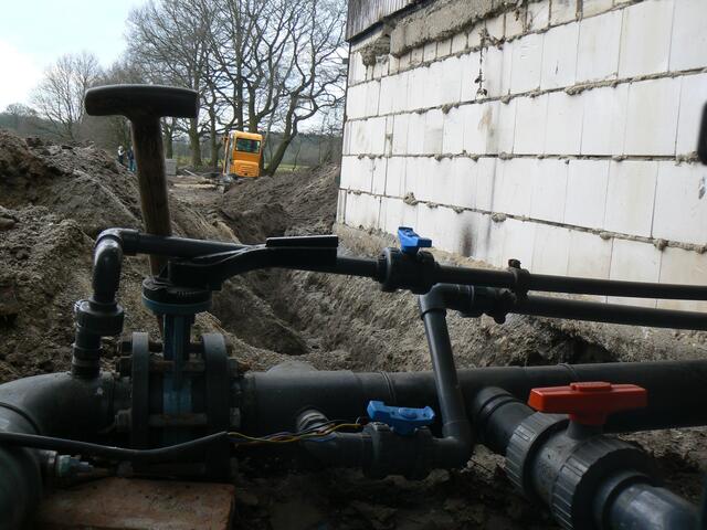 Blick von Hauptpumpe in Richtung Neptunfilter