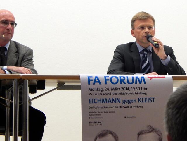 Bürgermeisterkandidat Thomas Kleist weiß was zu sagen ist