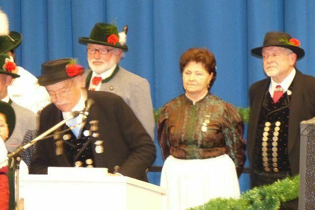 Begrüßung durch den 1. Vorsitzenden  Albert Kapfer