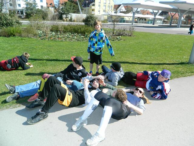... relaxen in der Frühlingssonne