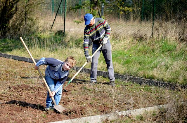 ein kleiner, fleissiger Helfer. Er hat Arbeit geleistet, wie ein grosser.