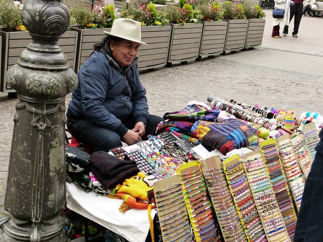 Indianischer Händler.