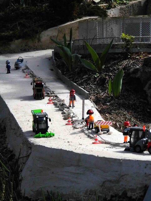 Gesamtansicht der Baustelle