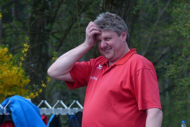 1. Vorstand Stefan Peschel staunt ....