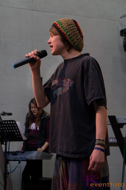 Baerenbande rockt die Friedberger Realschule bei 50-jährigen Schuljubiläum 2014