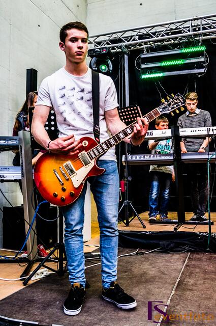 Baerenbande rockt die Friedberger Realschule bei 50-jährigen Schuljubiläum 2014
