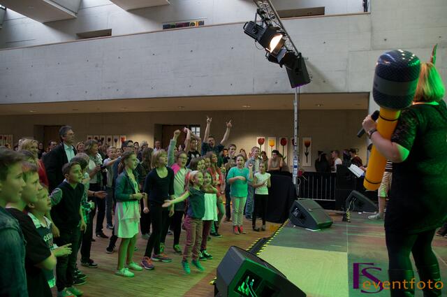 Baerenbande rockt die Friedberger Realschule bei 50-jährigen Schuljubiläum 2014