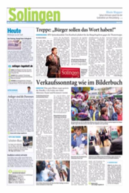 Solinger Tageblatt | Foto: Solinger Tageblatt