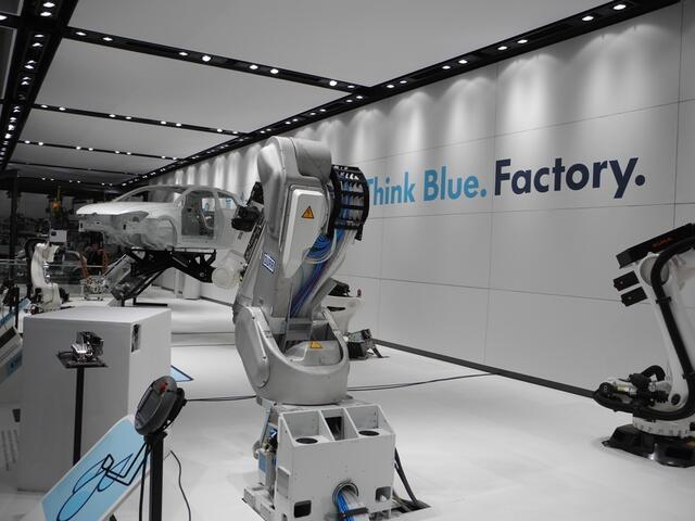 Volkswagen mit der "Think Blue. Factory."
