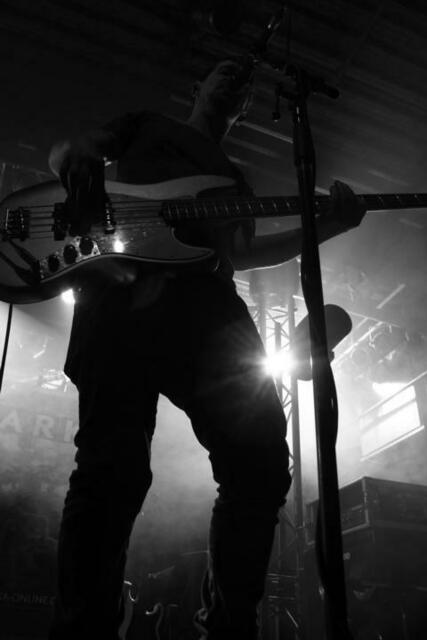 Gianni Dedolo spielt den Bass bei "Parka"