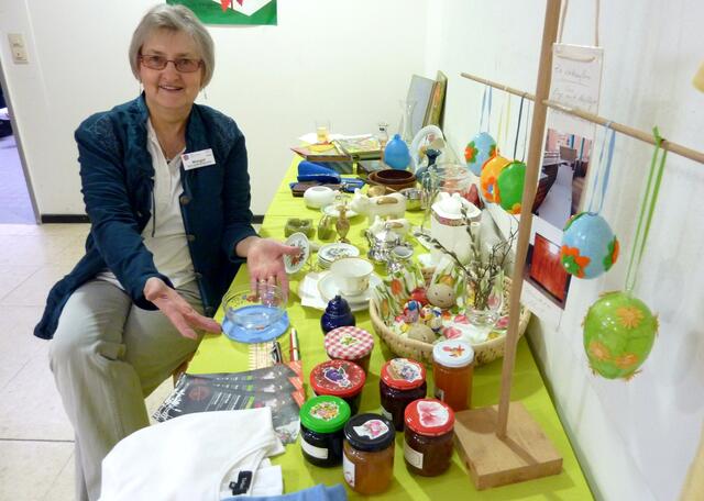 Marmeladen und Österliches waren der Renner am Stand von Margot.