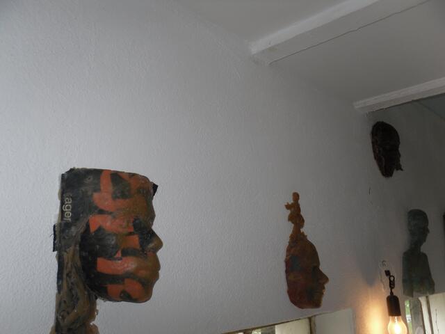 Hier zeigen CH.Tyrell und Martin Rosswog ihre Kunst ©Elisabeth van Langen