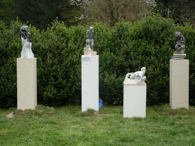Skulpturen von Manfred Fürth  ©Elisabeth van Langen
