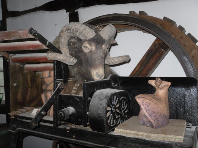 Norbert Kaluza ließ seine Kunst vom Bock bewachen ;-)