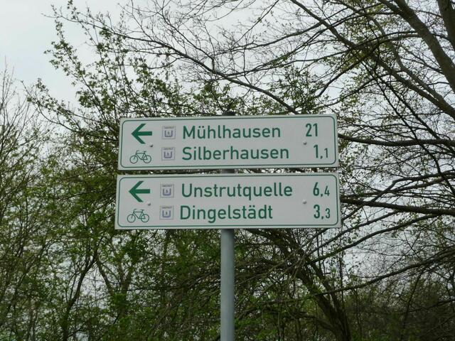 Start am Bahnhof Silberhausen