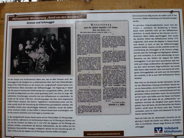 Die "dunkle Vergangenheit" Kaffee-Schmuggel im Wald zwischen Kurmainz und Kurhessen!