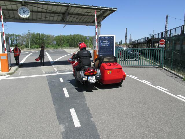 Rückfahrt - zur Verladung in Narbonne