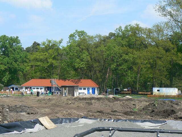 Blick vom neuen Neptunfilter auf das Bad!