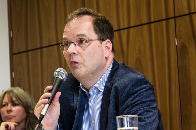 Bürgermeisterkandidat Peter Siemens (Die Linke)