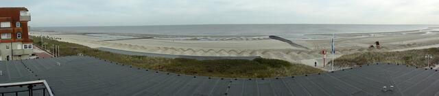 Panoramabild vom Balkon des Gästehauses