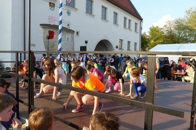die Tanzgruppe der Realschule