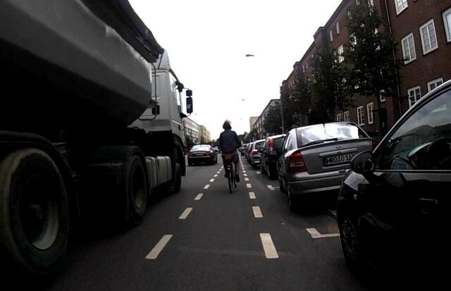 Möchten Sie in der Haut dieses Radlers stecken? Foto: Gabriele Köpke | Foto: Gabriele Köpke (Rostock)