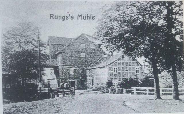Die Rungesche Mühle 1912
