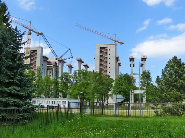 Das neue Bauwerk.