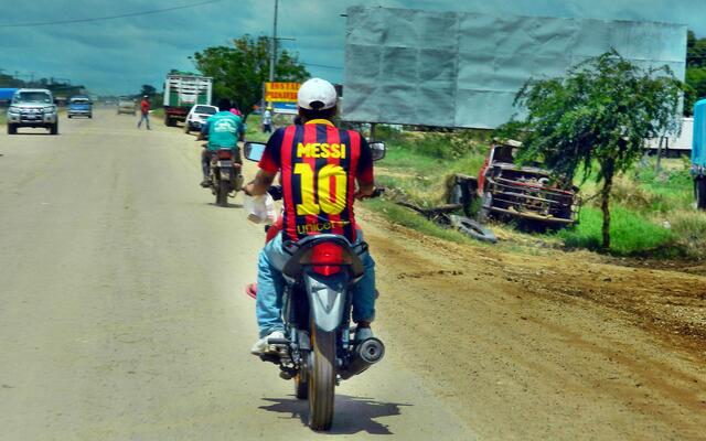 Messi auf dem Weg zur WM nach Brasilien
