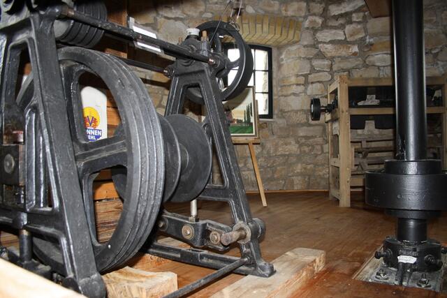 alter Antrieb des Elevators