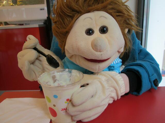 ....noch schnell ein leckeres Eis......