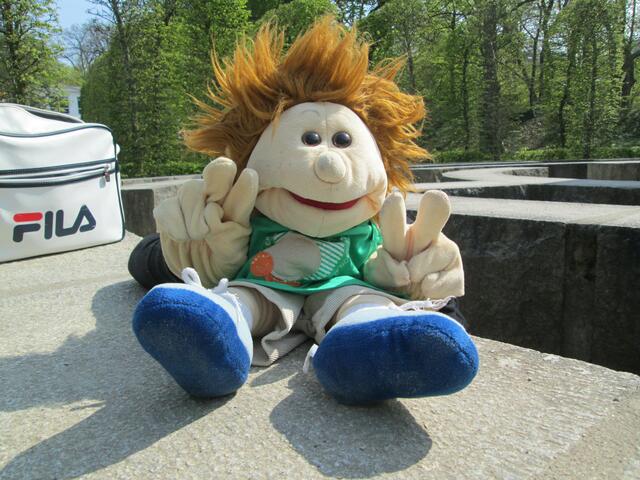 Hallöle, hier bin ich im Labyrinth in Göhren. Und nicht verlaufen :-)