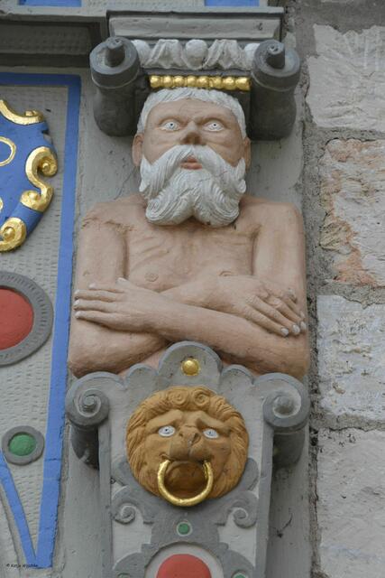 Detail am Gewandhaus in Braunschweig (Foto: Katja Woidtke)