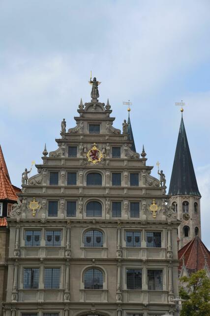 Prachtvolle Fassade am Kohlmarkt in Braunschweig (Foto: Katja Woidtke)