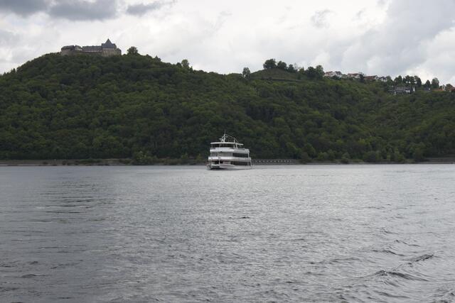 Düstere Wolken über Schloss Waldeck